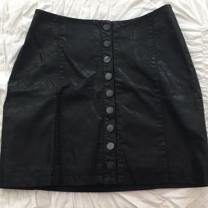 FP leather skirt!